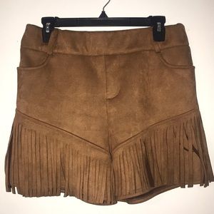 Fringe shorts